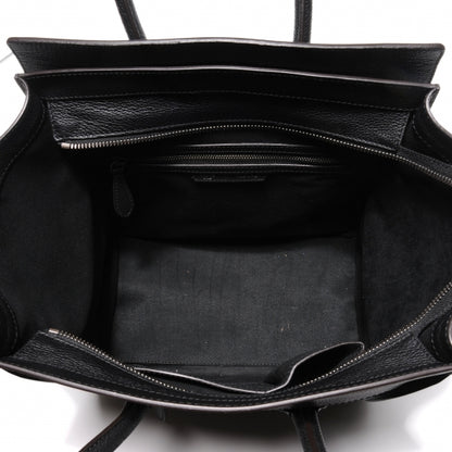 Celine Drummed Mini Luggage Black 7 of 8