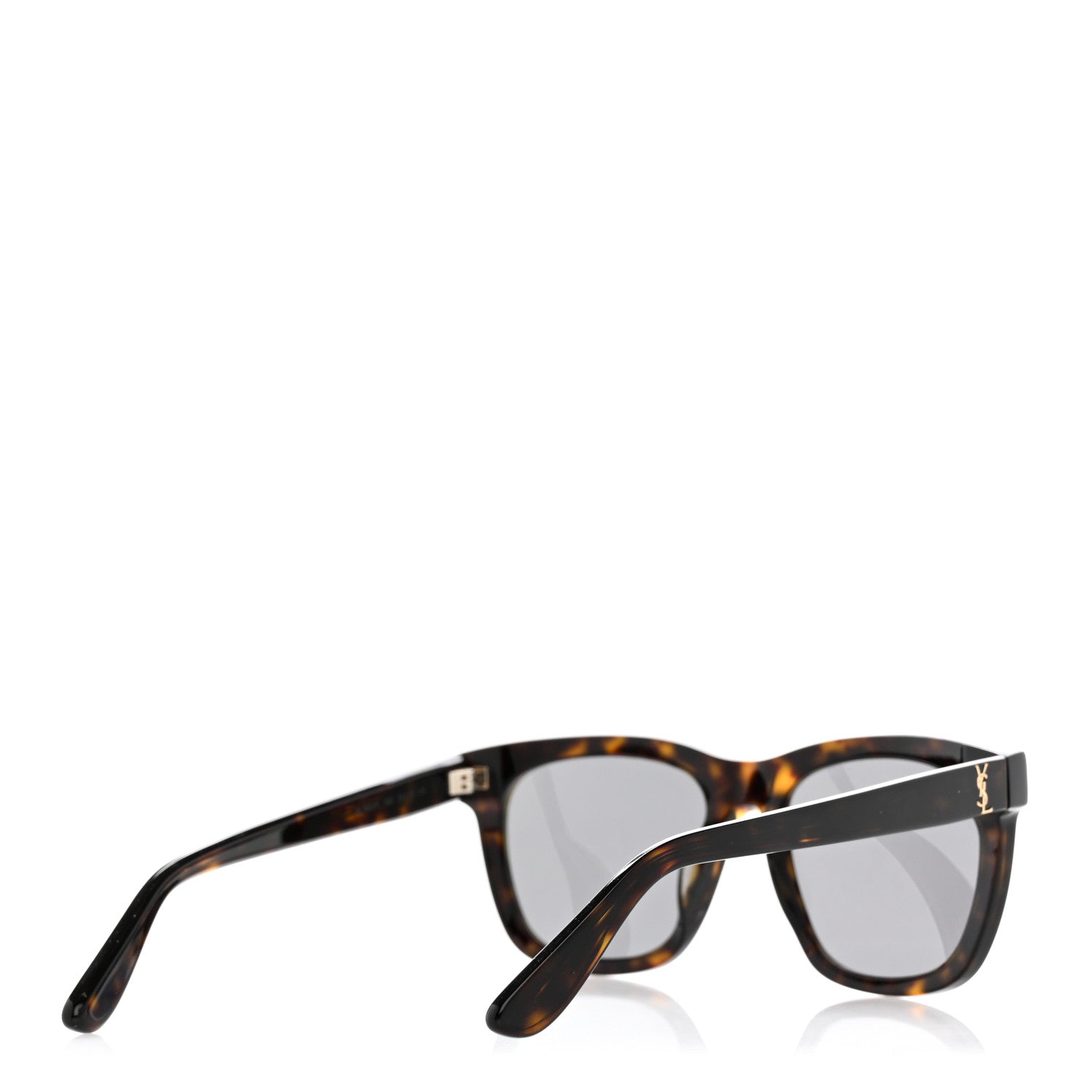 Saint Laurent Oversize Square Acetate SLM24K Sunglasses Tortoise 4 of 7
