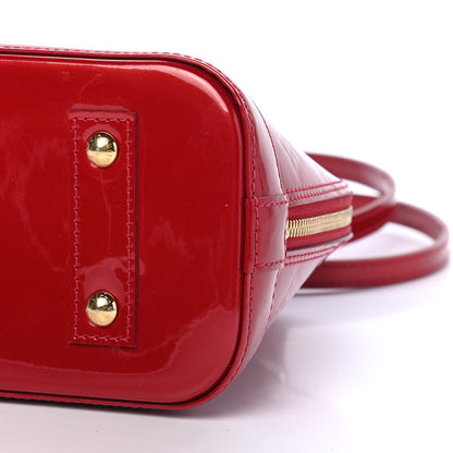 Louis Vuitton Vernis Alma BB Pomme D'Amour 9 of 9