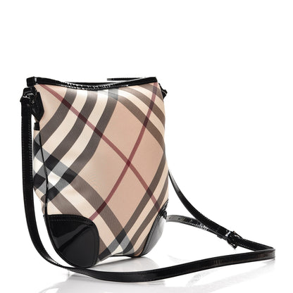 Burberry Supernova Check Small Dryden Crossbody Bag Black 3 of 8
