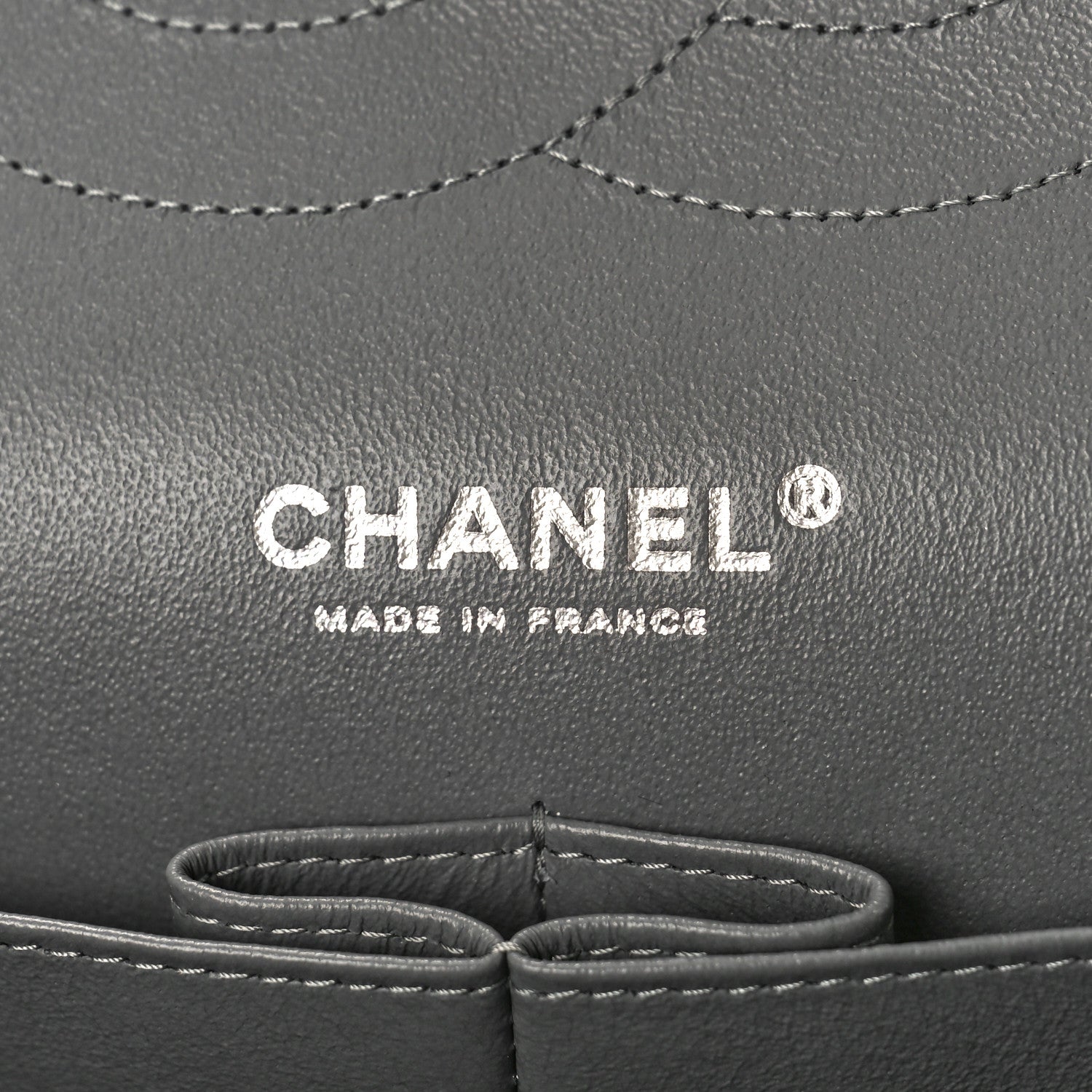 Chanel Caviar Quilted Jumbo Double Flap Grey 6 of 9