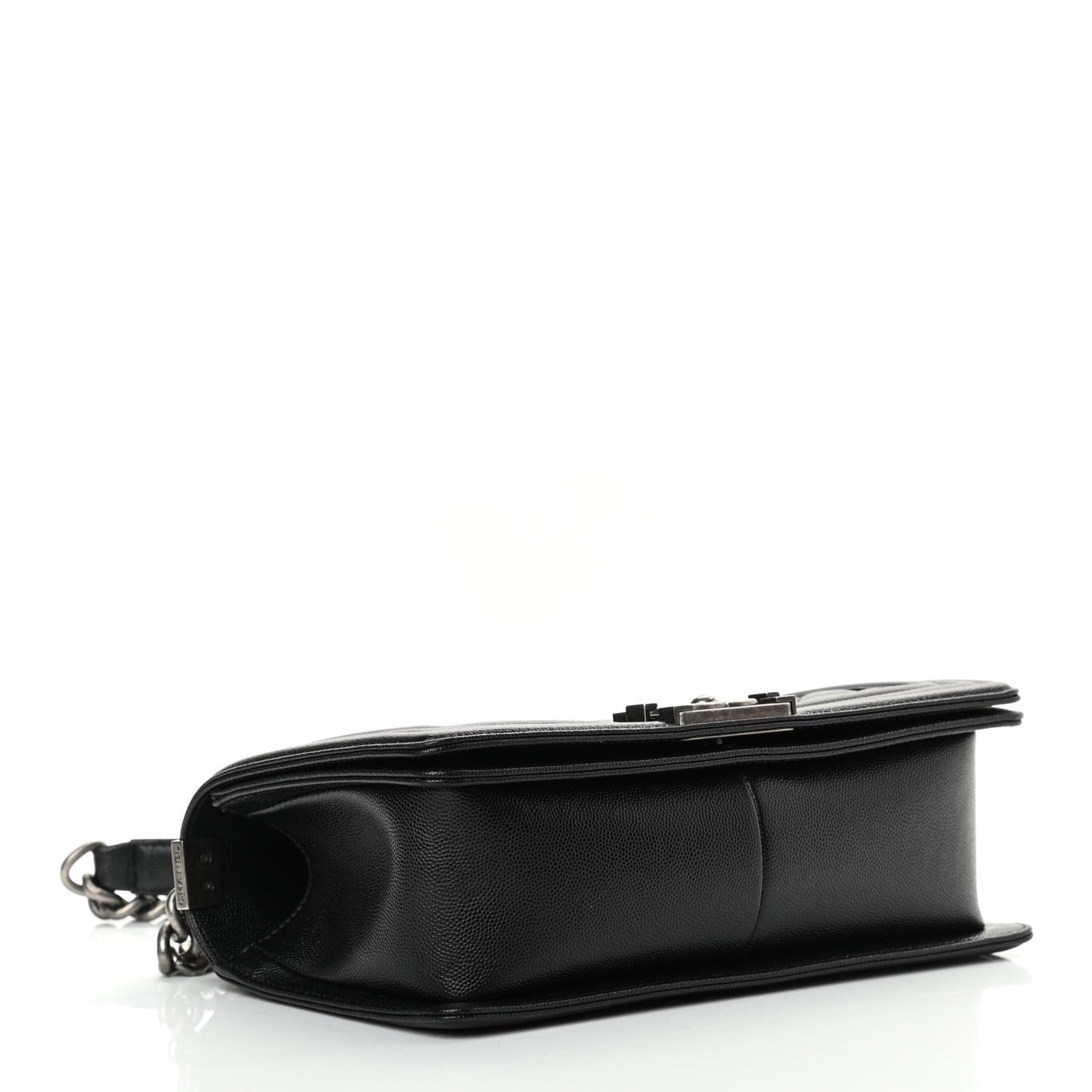 Caviar Quilted Medium Boy Flap Black
