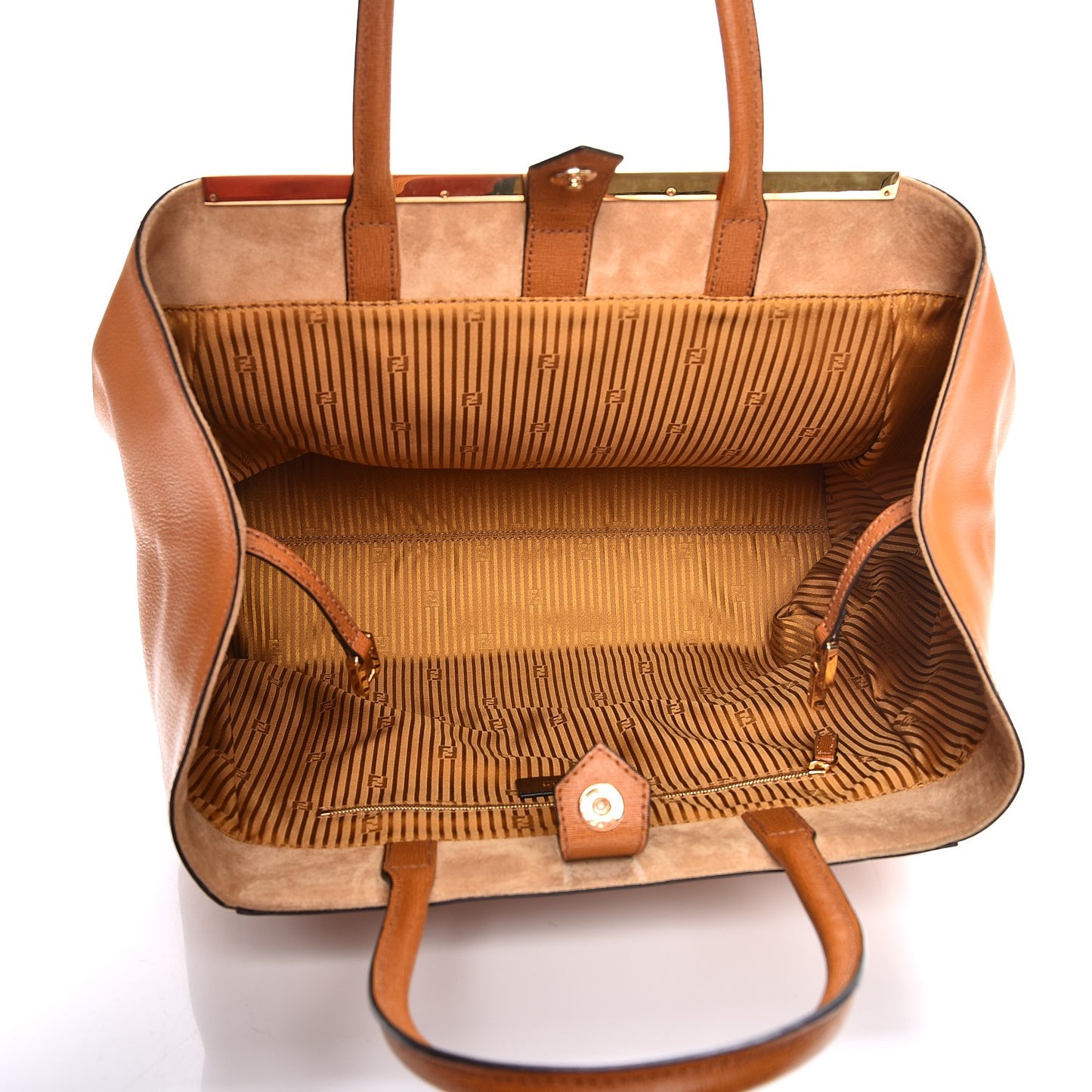 Vitello Elite Flamingo Large 2Jours Tote Curry