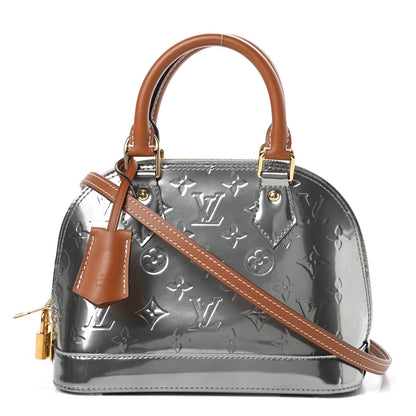 Louis Vuitton Vernis Alma BB Gris Metal 1 of 12