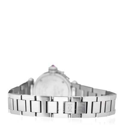 Cartier Stainless Steel 27mm Miss Pasha Quartz Watch Pink 3 of 4
