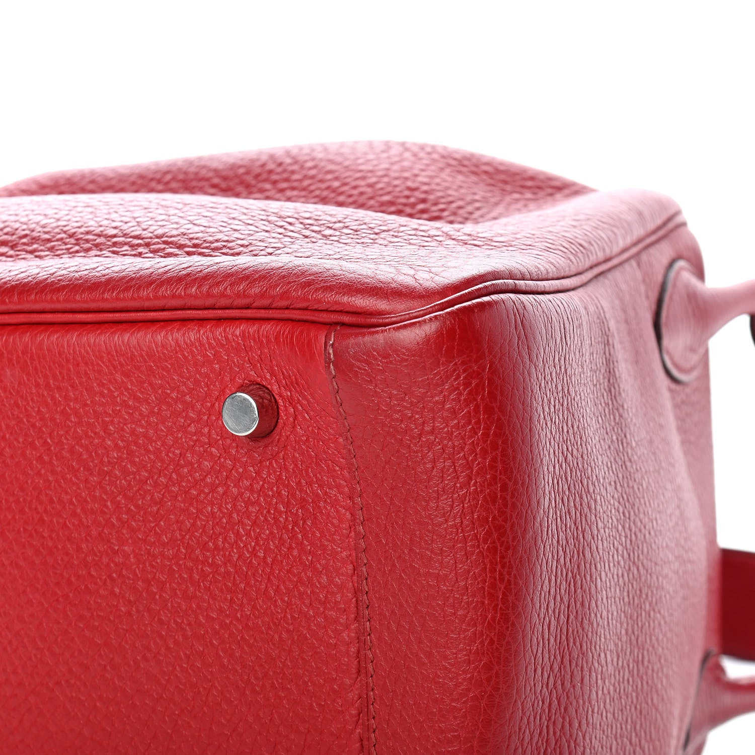 Hermes Taurillon Clemence Lindy 30 Rouge Vif 10 of 10