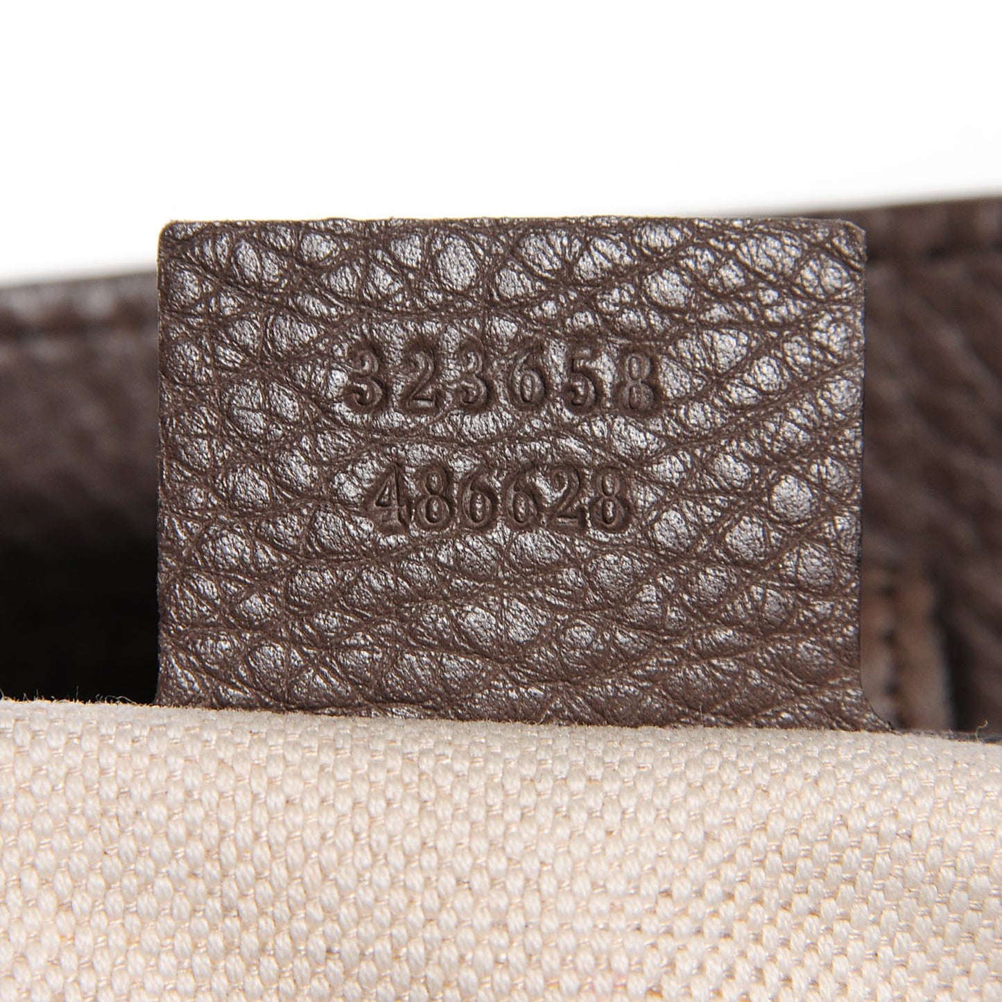 Calfskin Large Bamboo Shopper Tote Grey Field