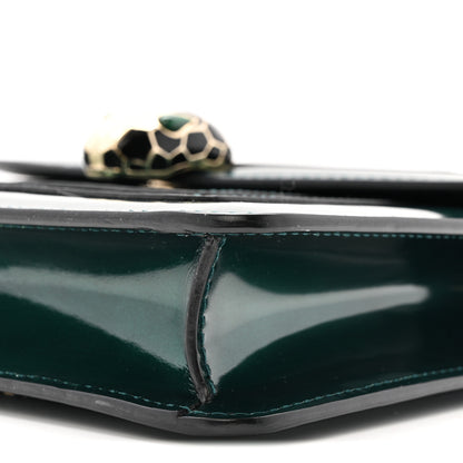 Bulgari Patent Serpenti Forever Crossbody Emerald 10 of 12