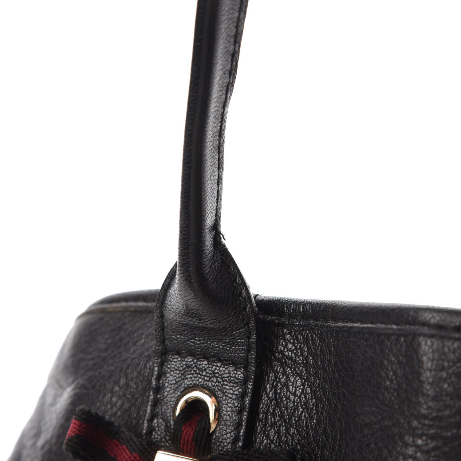 Gucci Calfskin Medium Princy Tote Black 11 of 12