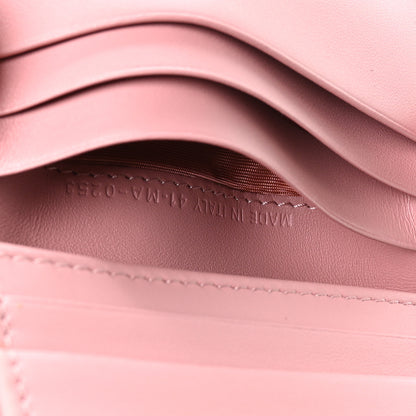 Christian Dior Lambskin Cannage Mini Lady Dior Wallet Pink 7 of 7