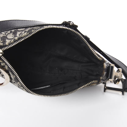 Christian Dior Monogram Shoulder Bag Black 4 of 7