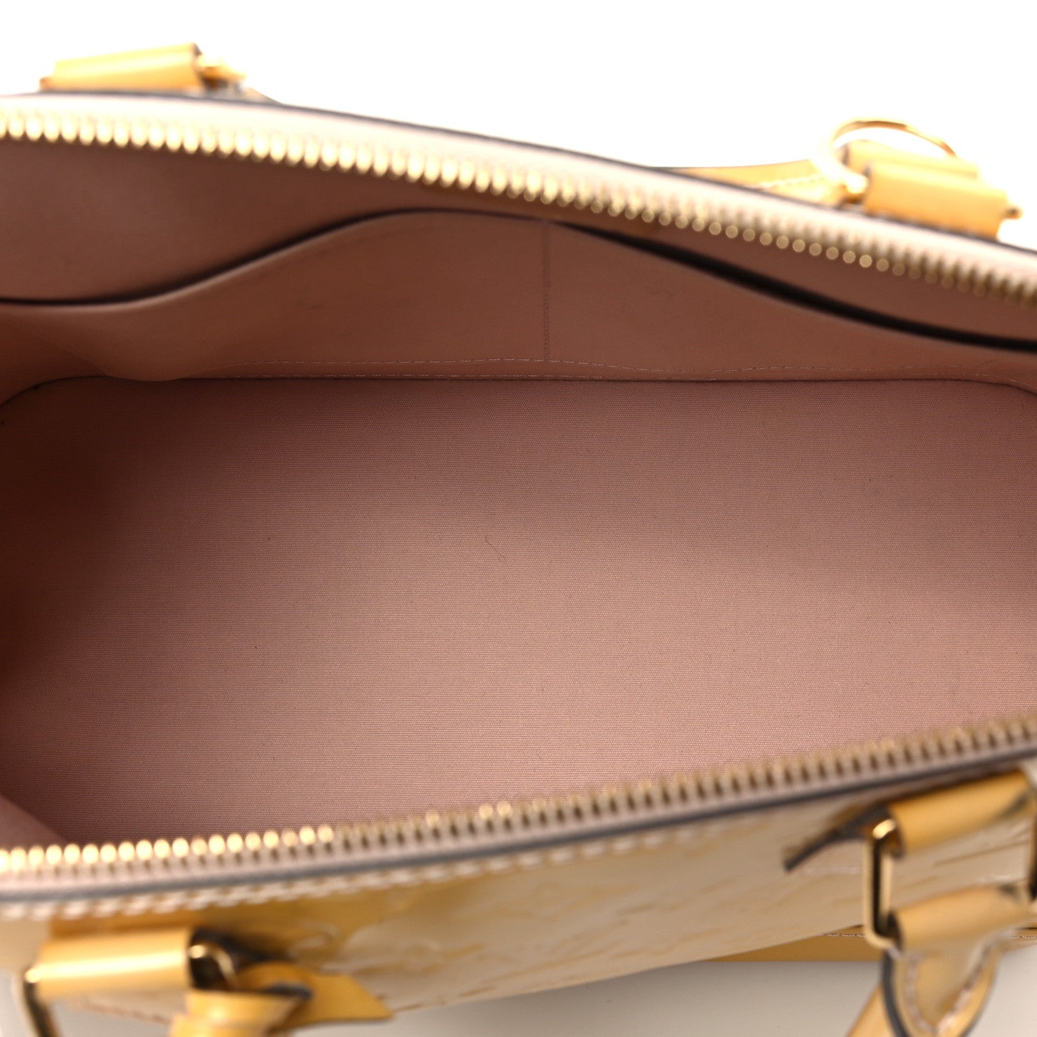 Louis Vuitton Vernis Alma MM Citrine 4 of 9