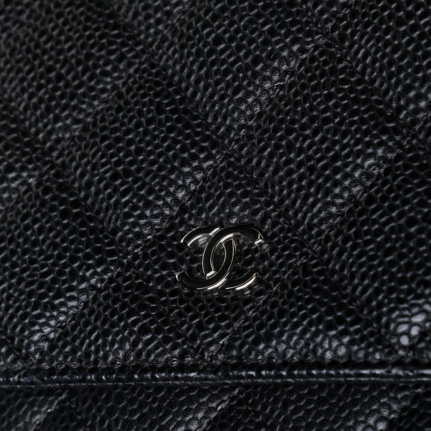 Chanel Caviar Quilted Wallet On Chain WOC Black 5 of 5