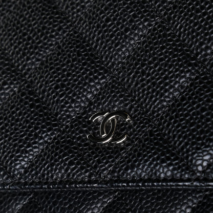 Chanel Caviar Quilted Wallet On Chain WOC Black 5 of 5