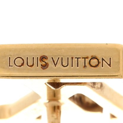 Louis Vuitton Metal LV Iconic Earrings Gold 4 of 8