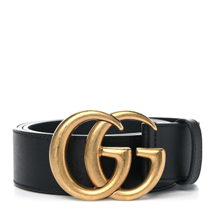 Gucci Calfskin Double G 40mm Belt 95 38 Black 1 of 8
