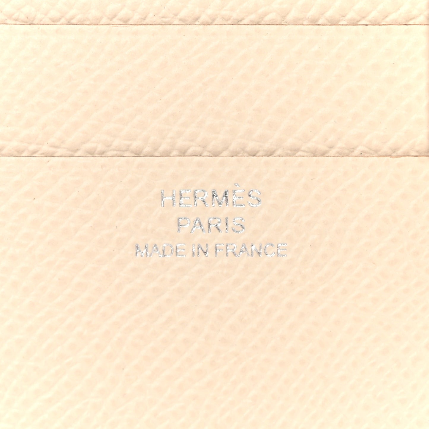 Epsom H Passant Compact Wallet Craie