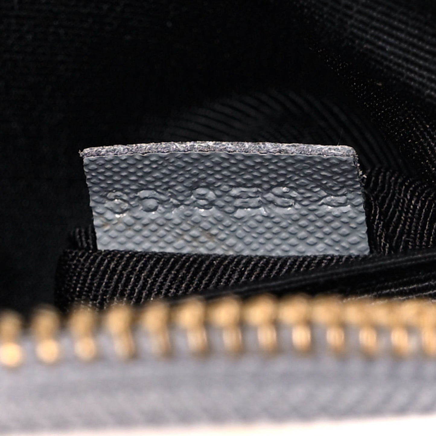 Saffiano Small Snapshot Camera Bag Rock Grey