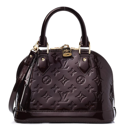 Louis Vuitton Vernis Alma BB Amarante 1 of 6