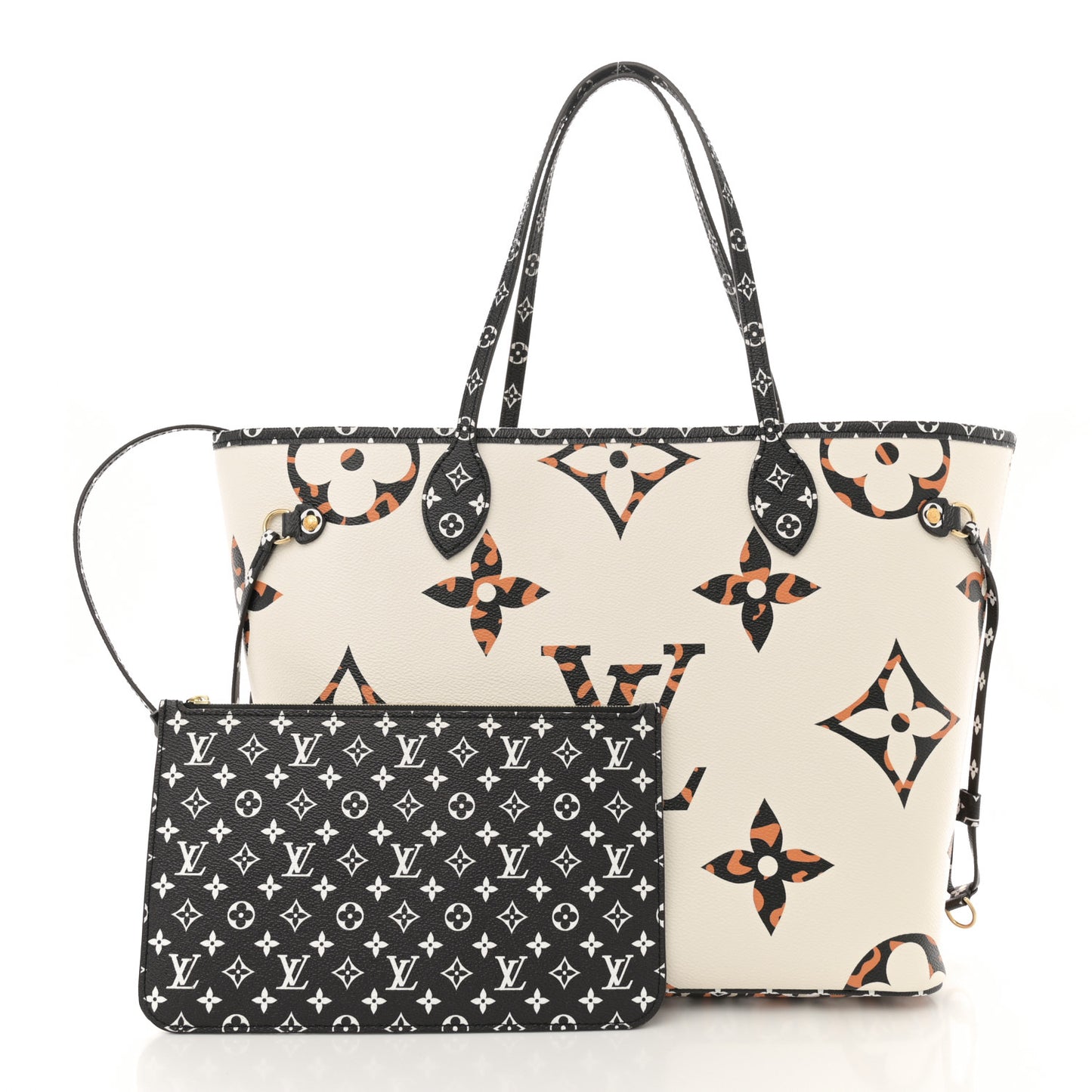 Monogram Giant Jungle Neverfull MM Ivory