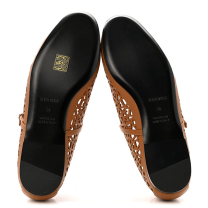Hermes Calfskin Meli Ballet Flats 39 Naturel 6 of 9