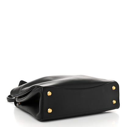 Balenciaga Natural Smooth Calfskin Medium Rodeo Top Handle Handbag Black 4 of 12