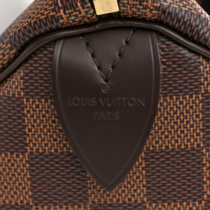Louis Vuitton Damier Ebene Speedy 25 6 of 9