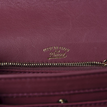 Gucci Calfskin Small 1973 Shoulder Flap Bag Peonia Flower 7 of 8
