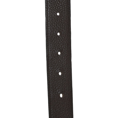 Hermes Swift Togo 32mm H Belt 95 Black Chocolate 4 of 6