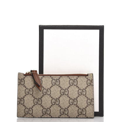 Gucci GG Supreme Monogram Coin Case Card Holder Brown 6 of 6