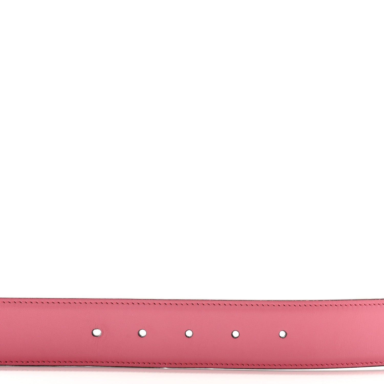 Gucci Moon Calfskin Interlocking G 37mm Belt 95 38 Glossy Pink 3 of 10