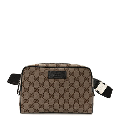 Gucci Monogram Belt Bag Dark Brown 1 of 9