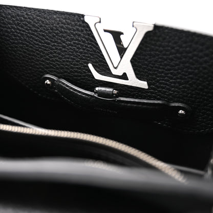 Louis Vuitton LV X YK Taurillon Capucines BB Black White 7 of 10