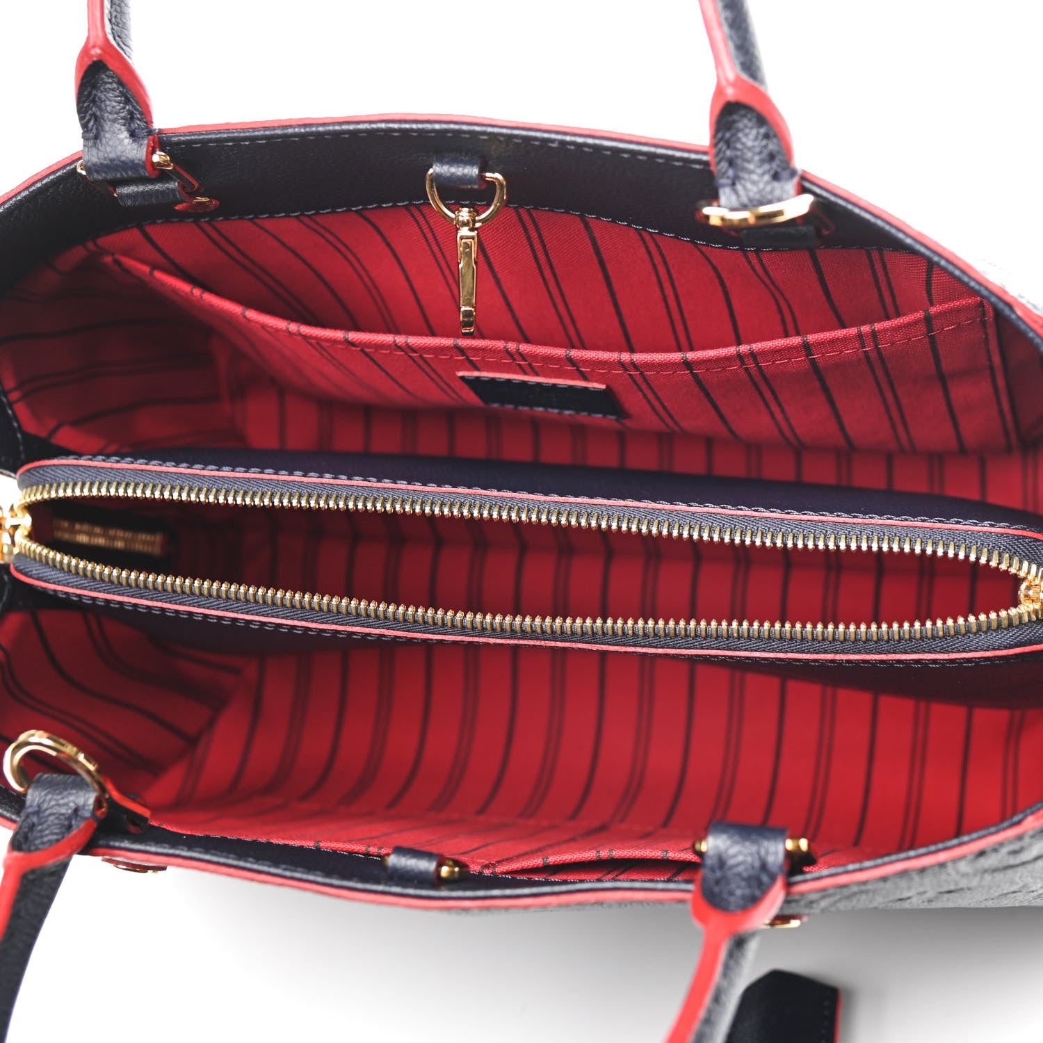Louis Vuitton Empreinte Montaigne MM Marine Rouge 5 of 8