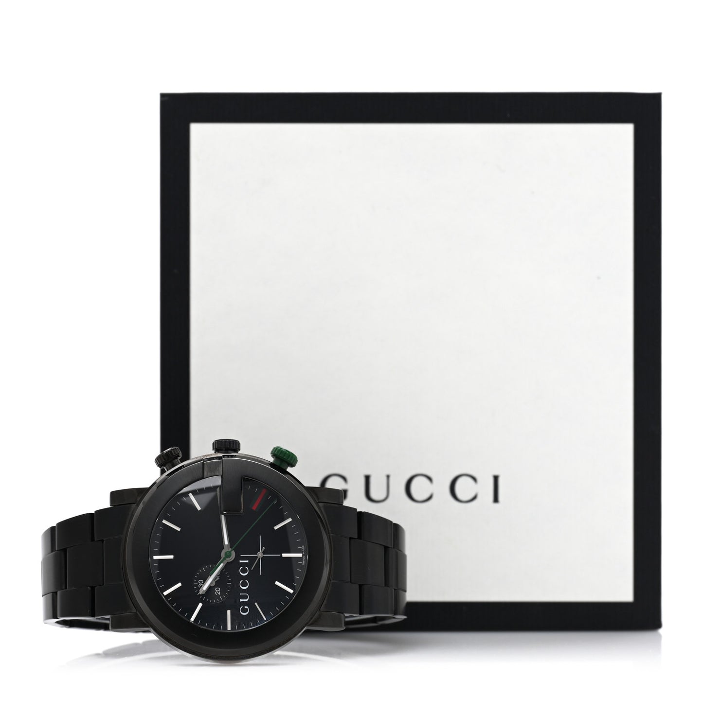 PVD Stainless Steel 44mm 101M G-Chrono Quartz Watch Black
