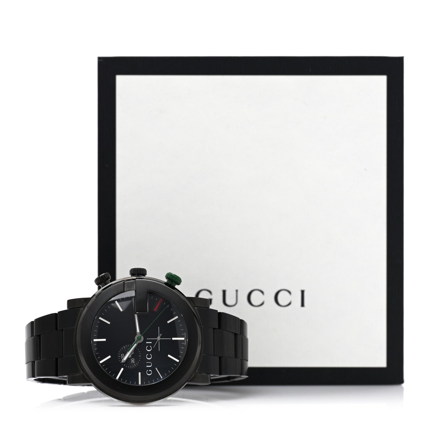 Gucci PVD Stainless Steel 44mm 101M G-Chrono Quartz Watch Black 5 of 5
