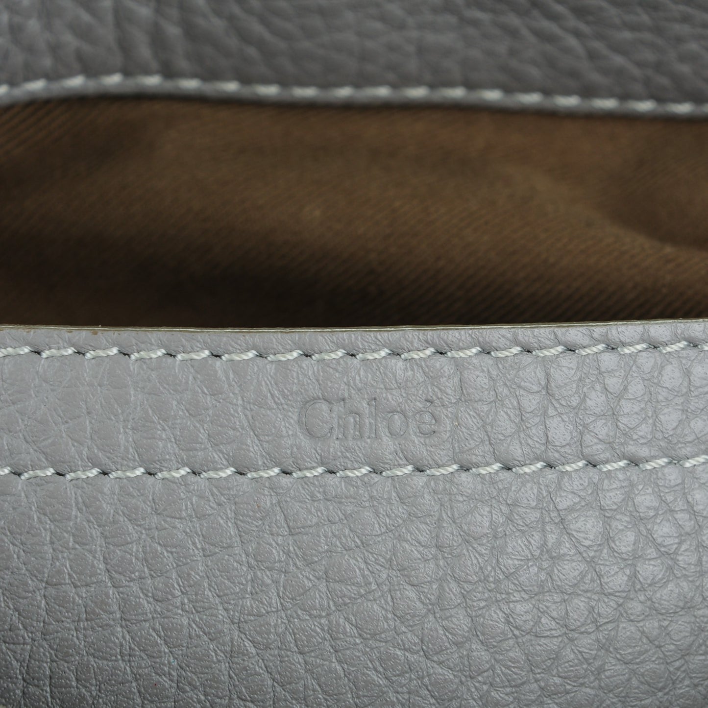 Calfskin Medium Marcie Round Crossbody Bag Cashmere Grey