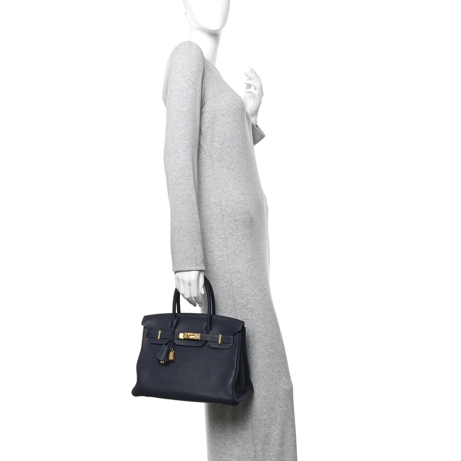 Hermes Togo Birkin 30 Bleu Nuit 2 of 11