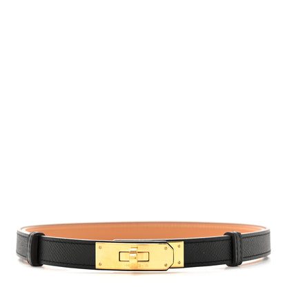 Hermes Epsom Kelly Belt Black 1 of 4
