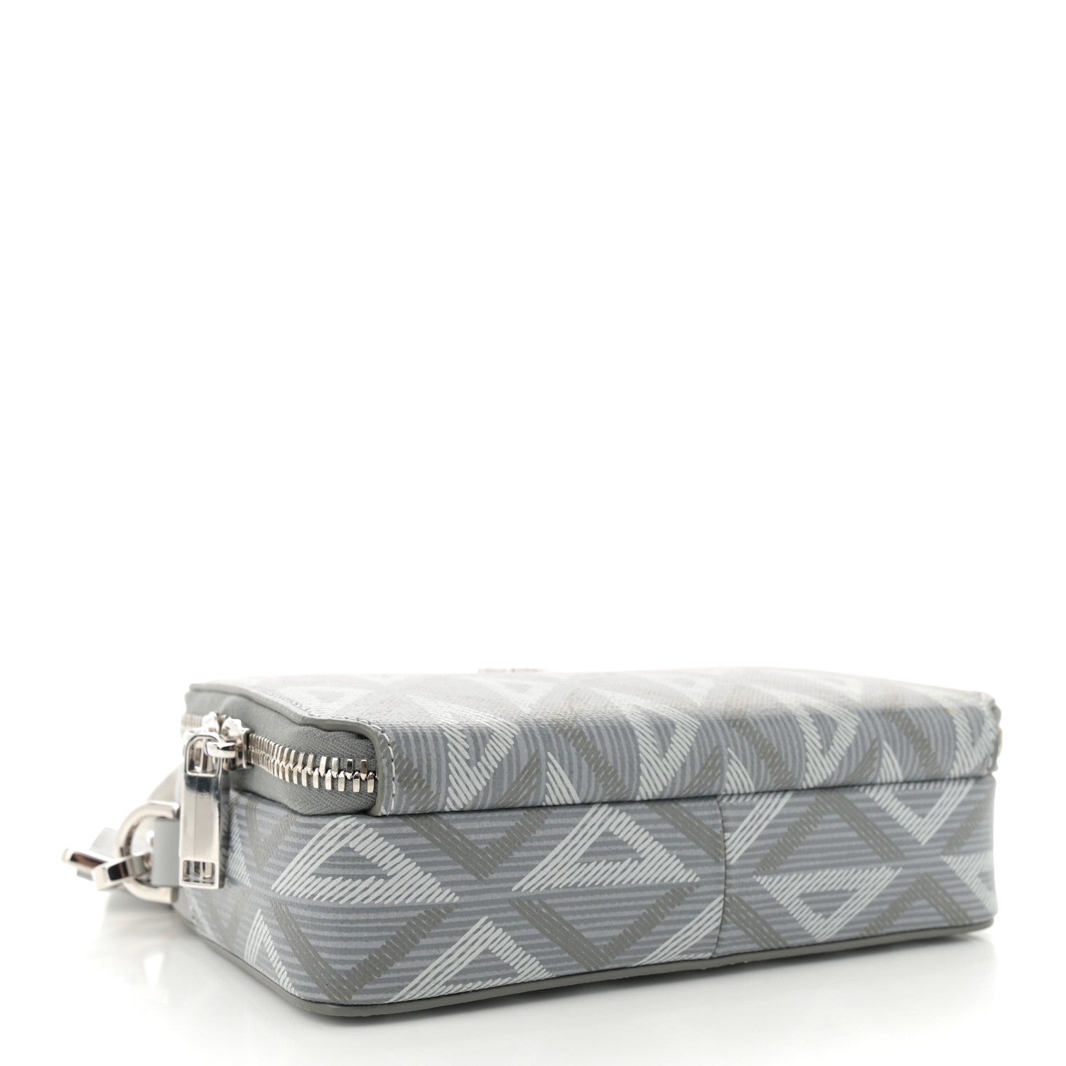 Christian Dior Coated Canvas CD Diamond Messenger Pouch Grey