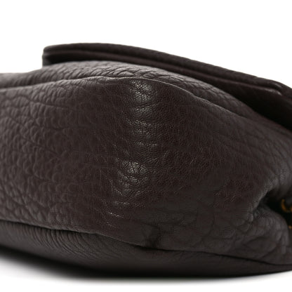 Saint Laurent Grained Lambskin Medium Calypso Dark Currant 10 of 10