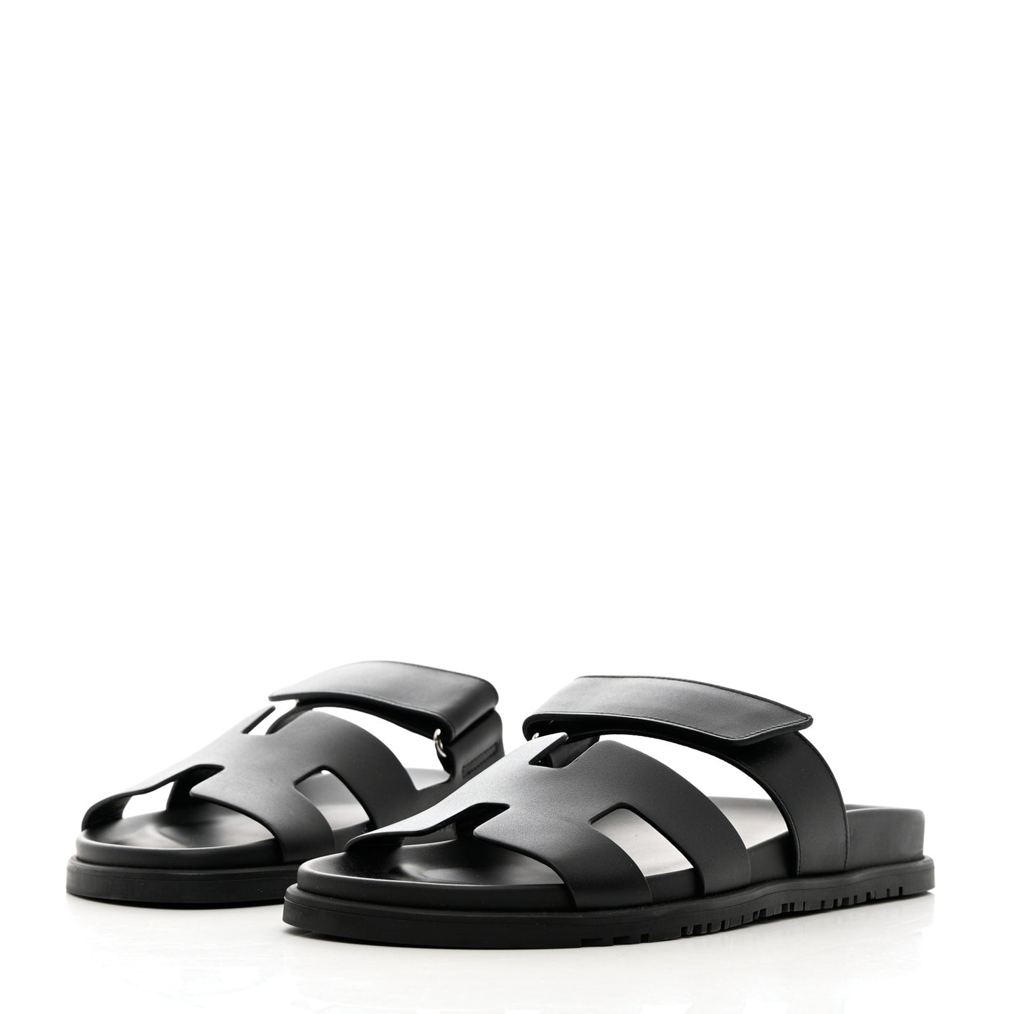 Calfskin Womens Chypre Sandals 40 Black