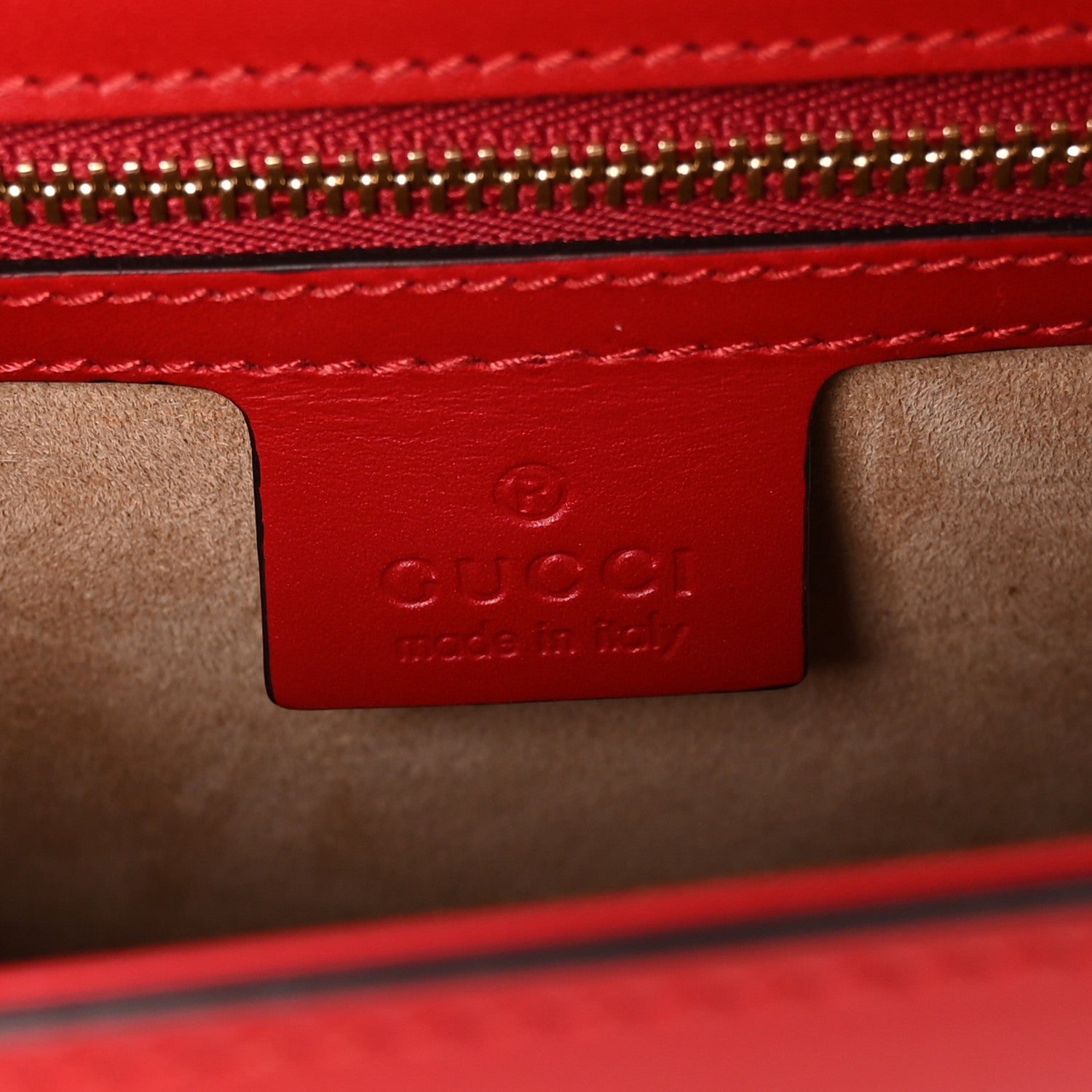 Gucci Calfskin Small Sylvie Shoulder Bag Hibiscus Red 6 of 10