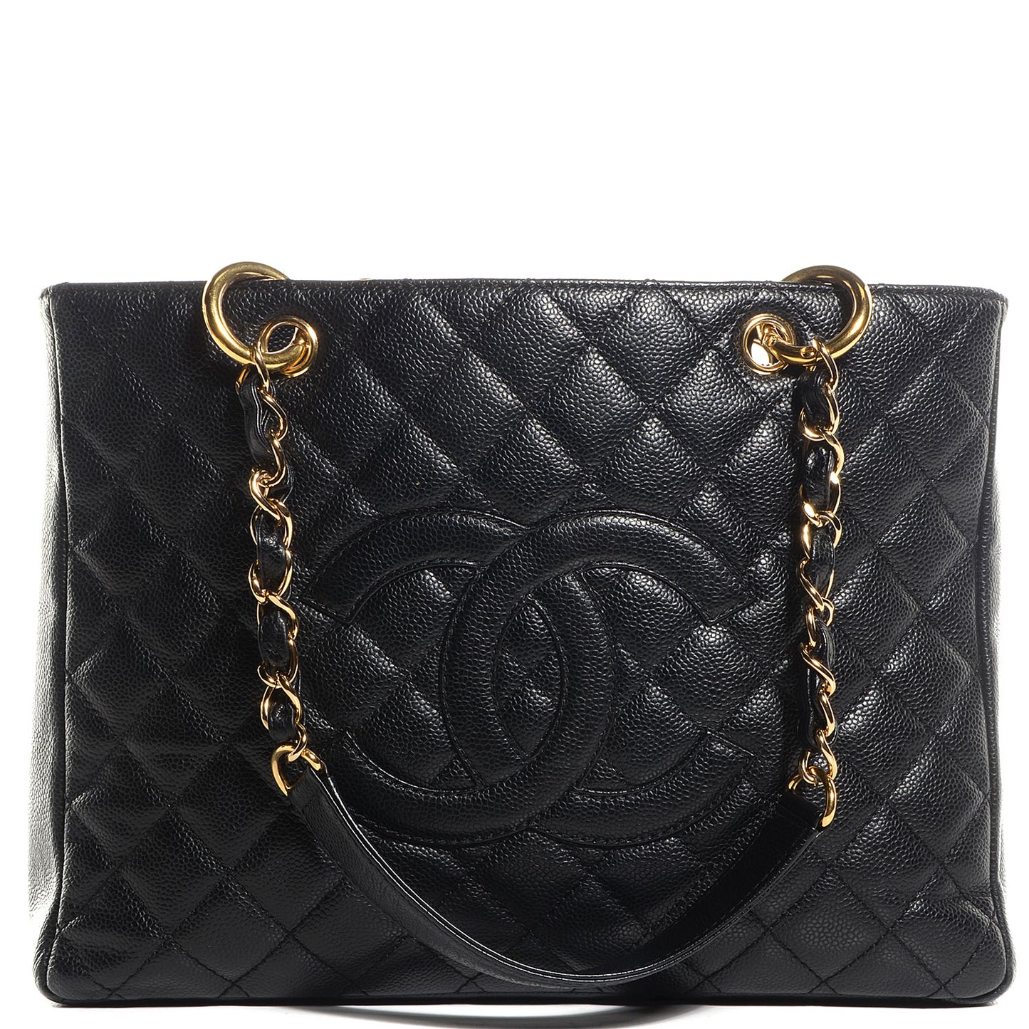 Caviar Grand Shopping Tote GST Black