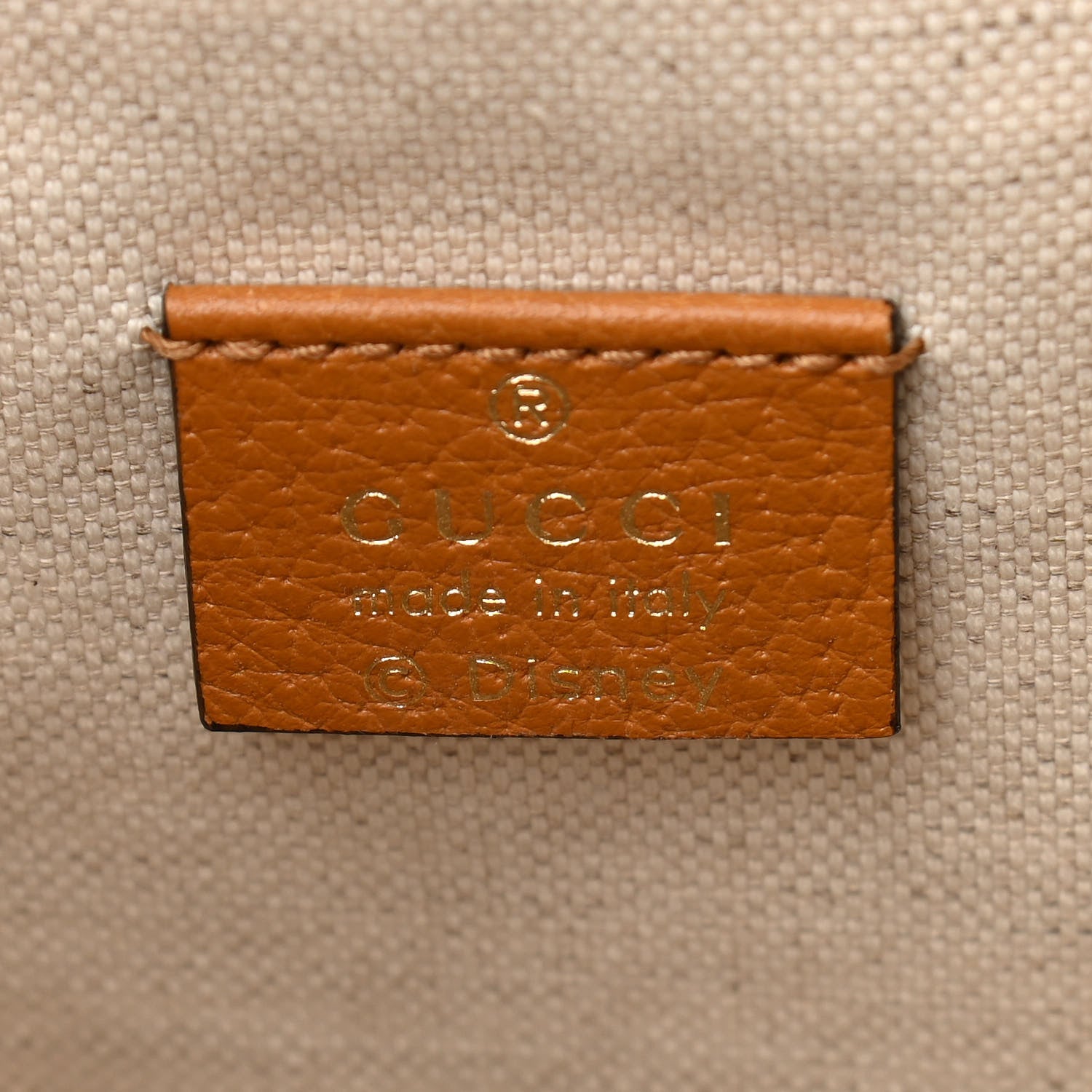 Gucci X DISNEY Mini Vintage GG Supreme Monogram Bucket Bag Beige Vintage Sun Oil 6 of 11