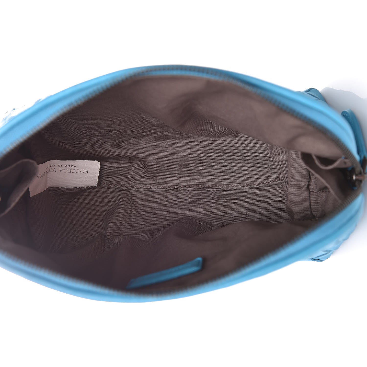 Bottega Veneta Nappa Intrecciato Cosmetic Case Turquoise 5 of 10