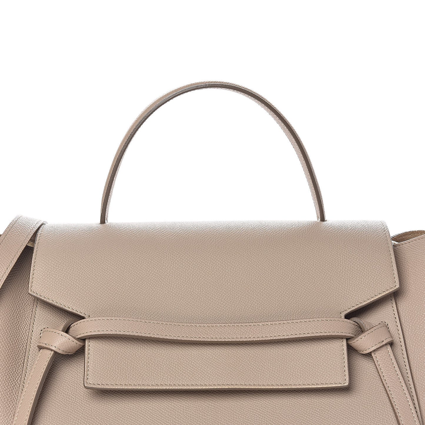 Grained Calfskin Mini Belt Bag Light Taupe