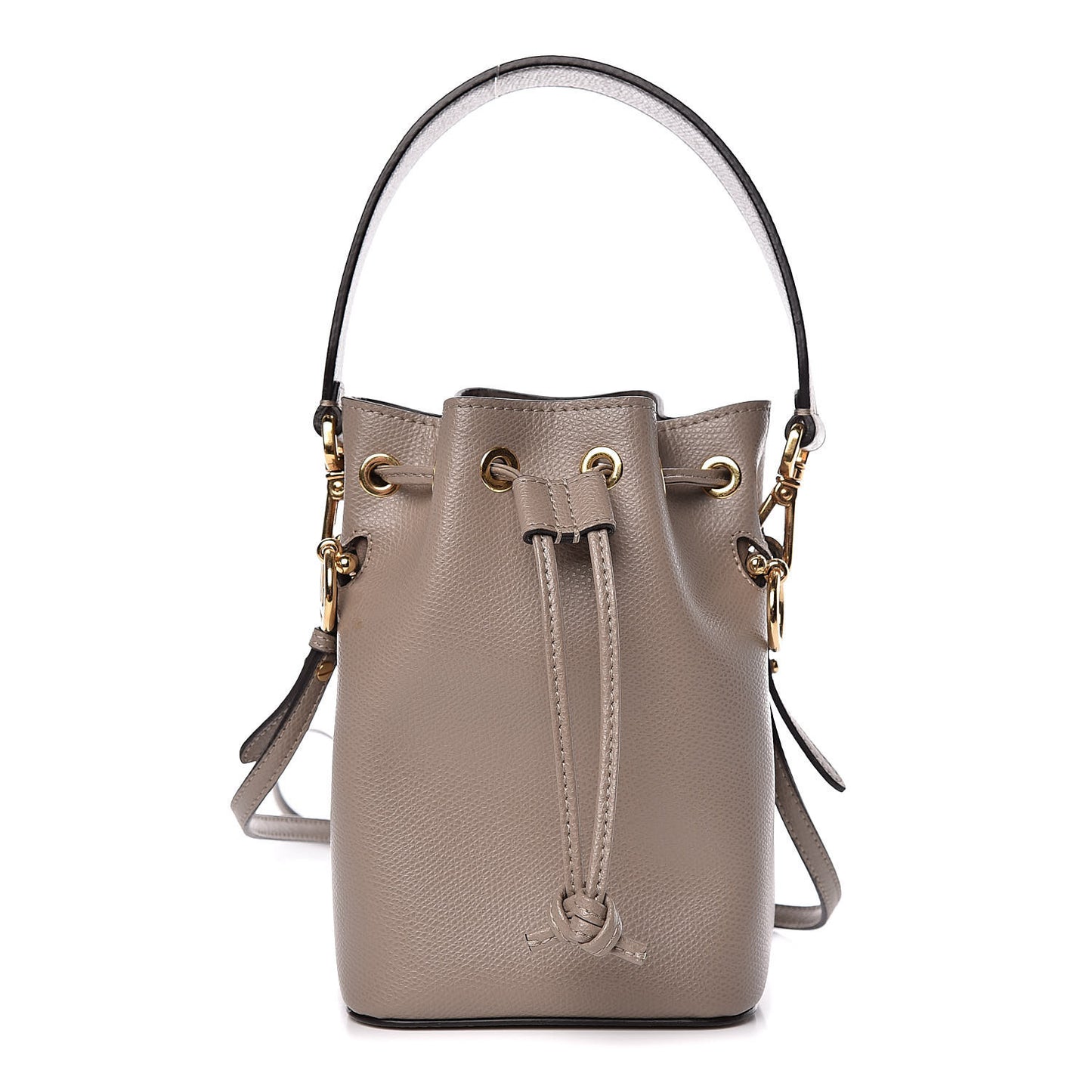 Vitello Cruise F is Fendi Mini Mon Tresor Bucket Bag Tortora