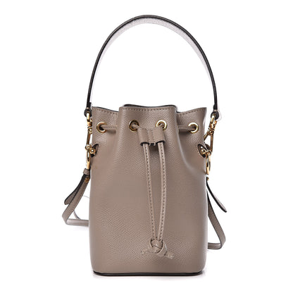 Fendi Vitello Cruise F is Fendi Mini Mon Tresor Bucket Bag Tortora 1 of 14