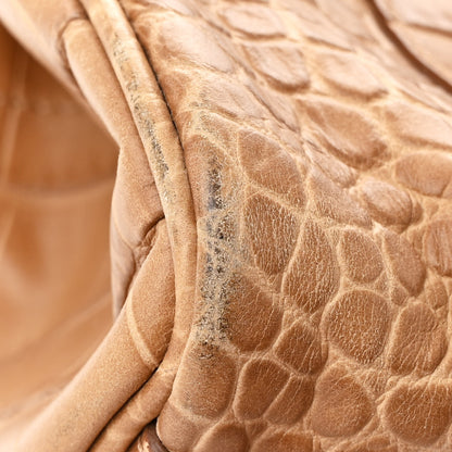 Mulberry Crocodile Embossed Calfskin East West Bayswater Teak 11 of 13